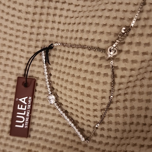 Sterling silver bracelet adjustable - Picture 1 of 2